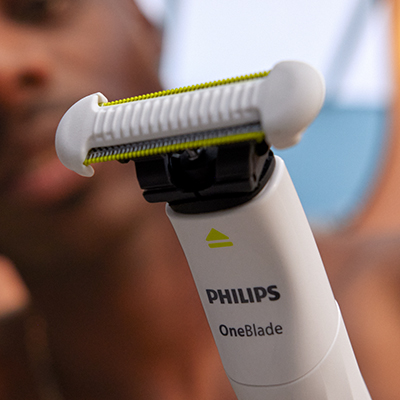 Budowa końcówki golarki do miejsc intymnych OneBlade Intimate.