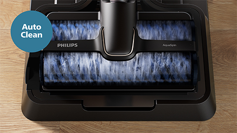 Bezprzewodowy odkurzacz Philips AquaTrio z funkcją mycia serii 9000 &mdash; higieniczny automatyczny cykl samoczyszczenia
