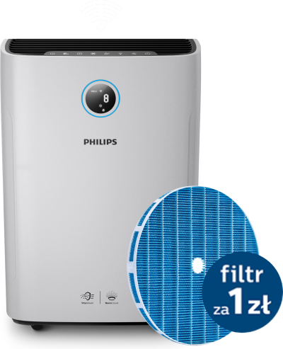 Combi 2w1: Oczyszczacz i Nawilżacz powietrza AC3829/10